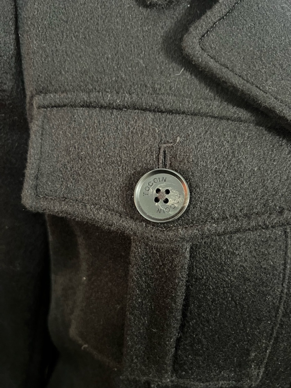 Toccin Wool Charlie Safari Jacket Size 8 - Picture 8 of 12